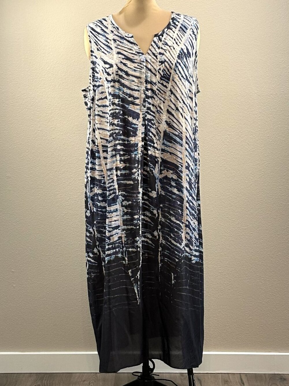 NIC+ZOE Tinago Plus Silk Blend Dress